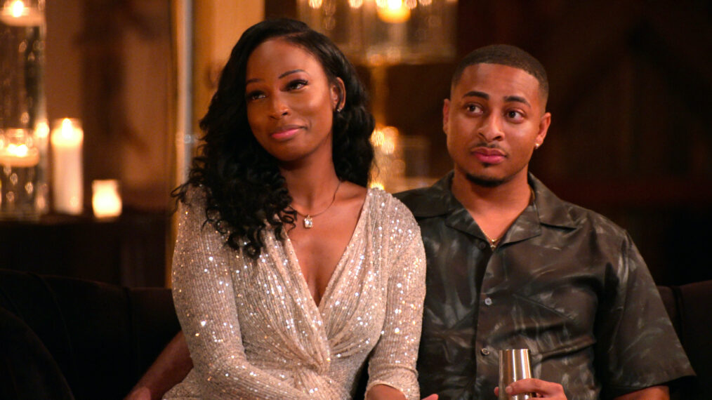 Jelisa Horne and Brian Okoye in 'The Ultimatum: Marry or Move On'