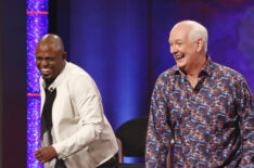 Wayne Brady and Colin Mochrie in 'Whose Line Is It Anyway?' on The CW in 2020