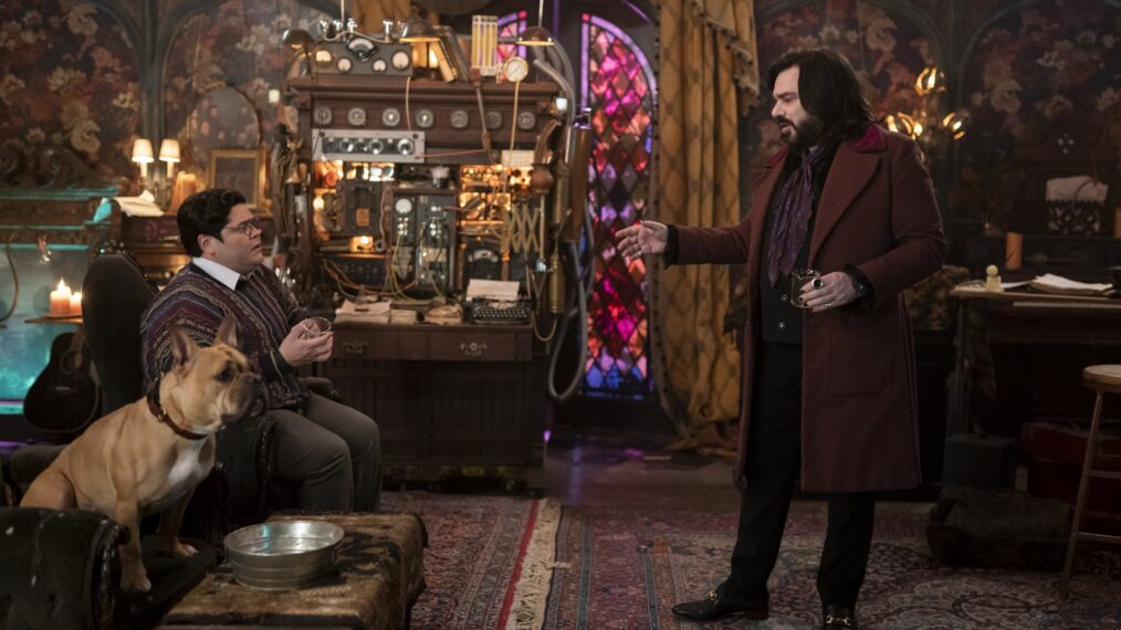 Harvey Guillen and Matt Berry in 'What We Do in the Shadows' Season 5