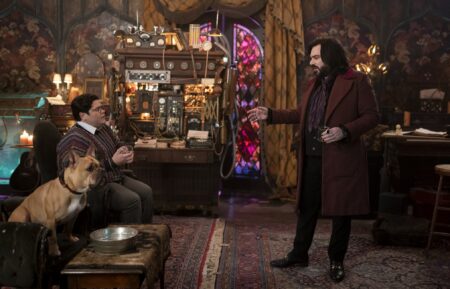 Harvey Guillen and Matt Berry in 'What We Do in the Shadows' Season 5