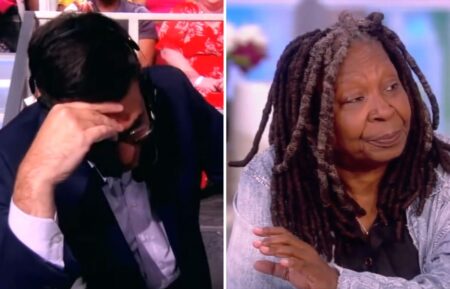 Whoopi Goldberg and producer Brian Teta on 'The View' on August 2