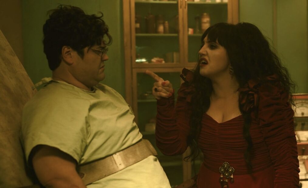 Harvey Guillén and Natasia Demetriou in 'What We Do In the Shadows' Season 5 Episode 6, 'Urgent Care'