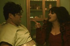 Harvey Guillén and Natasia Demetriou in 'What We Do In the Shadows' Season 5 Episode 6, 'Urgent Care'