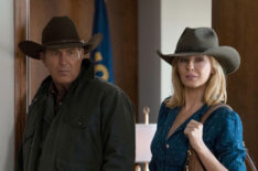 Kevin Costner and Kelly Reilly in 'Yellowstone'