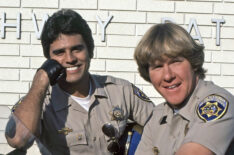 Erik Estrada and Larry Wilcox of 'Chips'