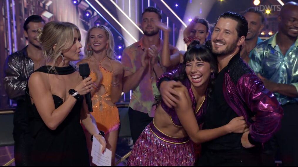 Val Chmerkovskiy and Xochitl Gomez in 'Dancing with the Stars'