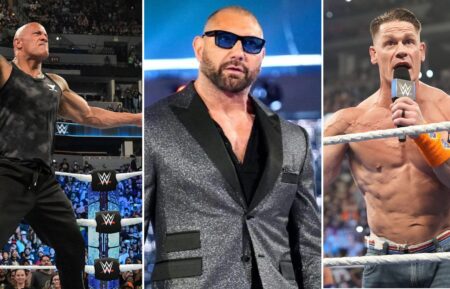 Dwayne The Rock Johnson, Dave Bautista, John Cena