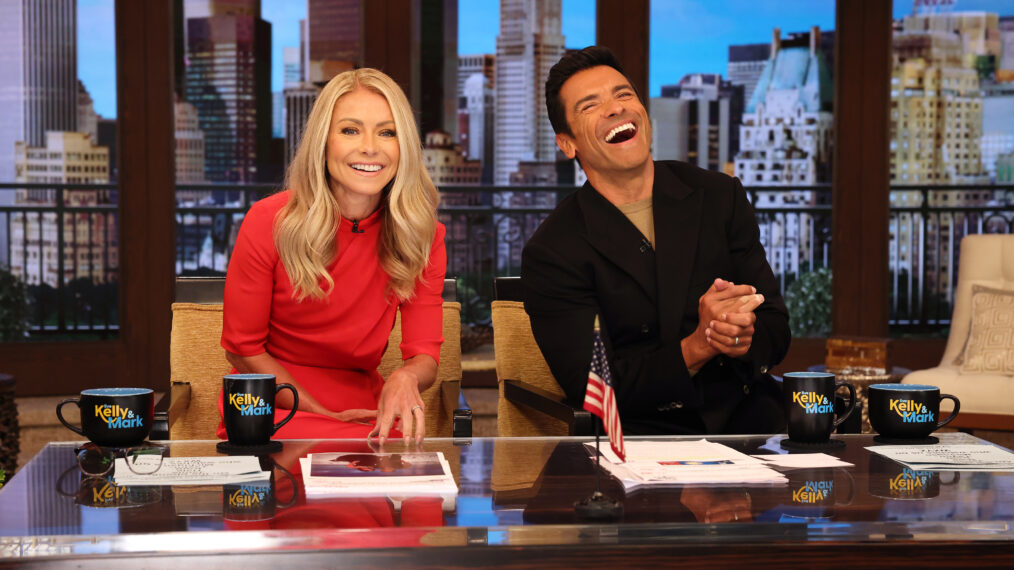 Kelly Ripa and Mark Consuelos co-host 'Live with Kelly and Mark'