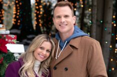 Candace Cameron Bure and Gabriel Hogan in 'My Christmas Hero'