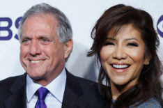 Leslie Moonves and Julie Chen at the 2017 CBS Upfront