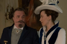 Nathan Lane and Carrie Coon in 'The Gilded Age'
