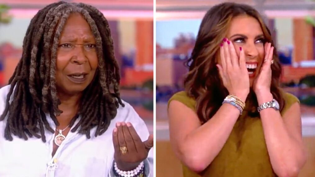 Whoopi Goldberg Alyssa Farah Griffin on The View