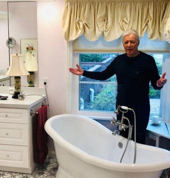 Alex Trebek at home