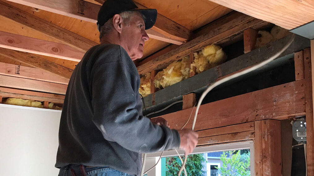 Alex Trebek working on home repairs