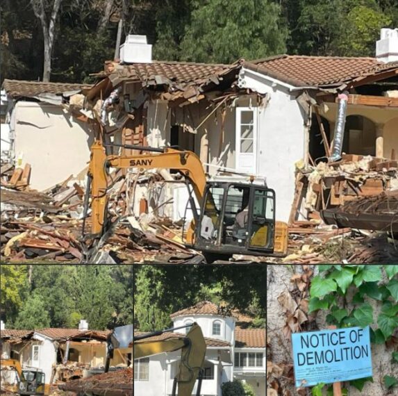Alex Trebek's home demolished