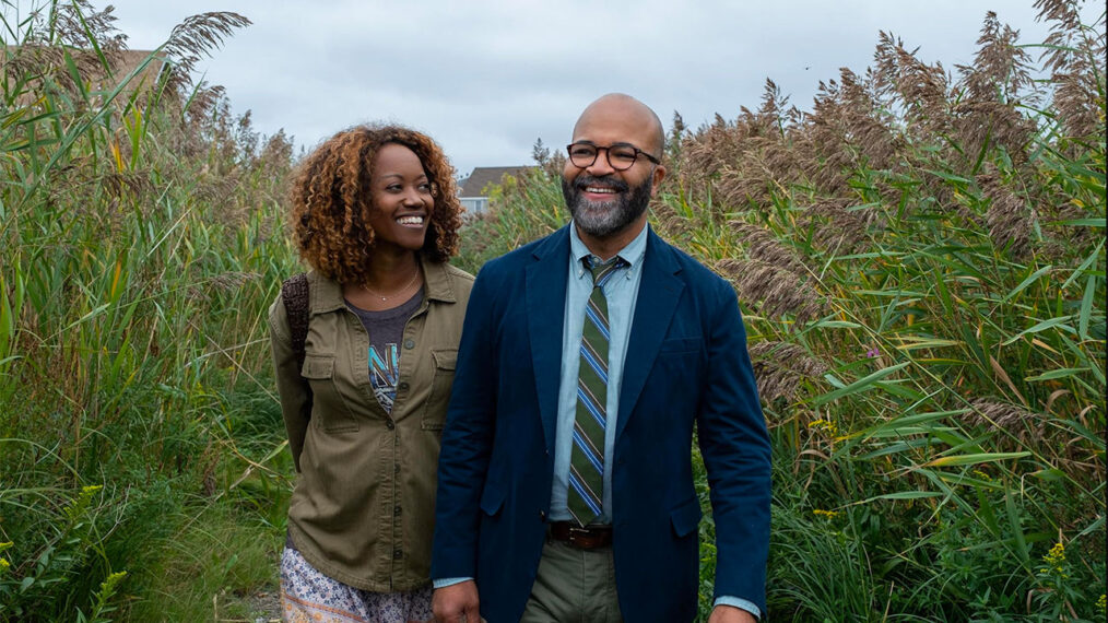 Erika Alexander and Jeffrey Wright in American Fiction