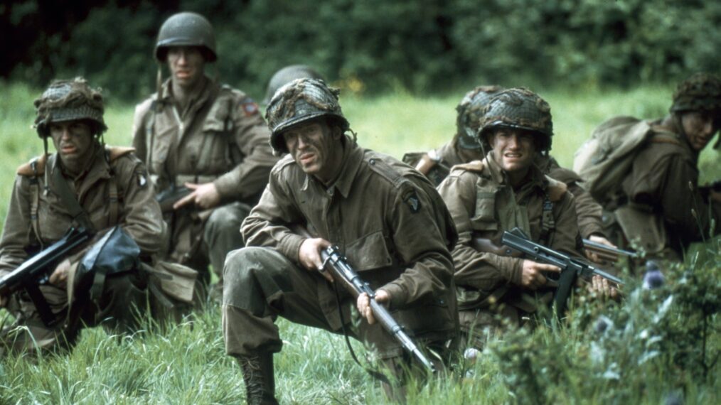 Damian Lewis und Frank John Hughes in „Band of Brothers“