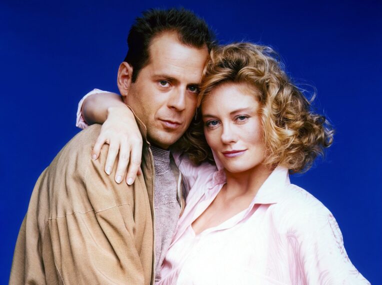 Bruce Willis und Cybill Shepherd für „Moonlighting“ (1986)