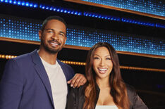 Damon Wayans Jr. and Jeannie Mai Jenkins in CBS's 'Raid the Cage'