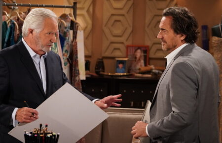 John McCook and Thorsten Kaye in 'The Bold and the Beautiful'