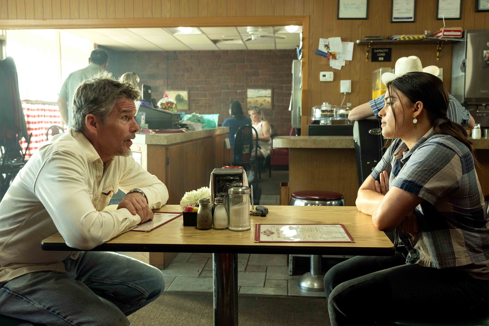 Ethan Hawke and Devery Jacobs in 'Reservation Dogs'