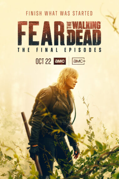 Kim Dickens im Poster zur 8. Staffel von „Fear the Walking Dead“.