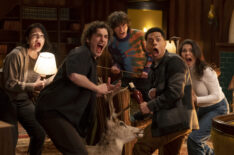 Isa Briones, Will Price, Miles McKenna, Zack Morris, and Ana Yi Puig in 'Goosebumps'