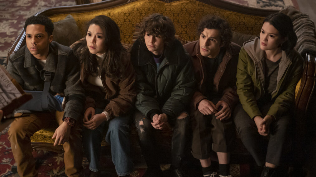 Zack Morris, Ana Yi Puig, Miles McKenna, Will Price, and Isa Briones in 'Goosebumps'