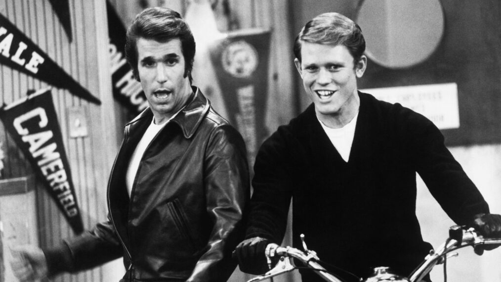 Henry Winkler and Ron Howard in 'Happy Days'