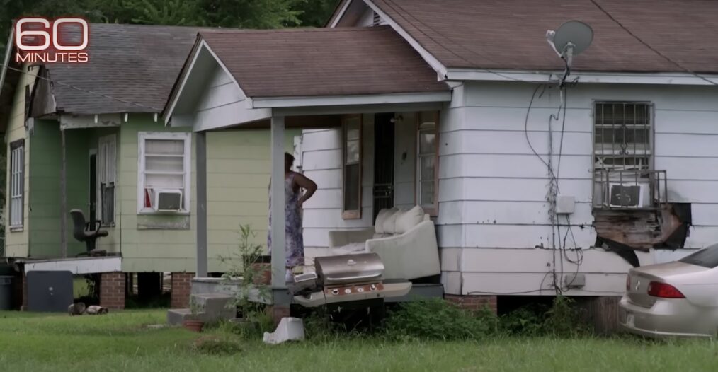A house in Jackson, MS, shown on 60 Minutes