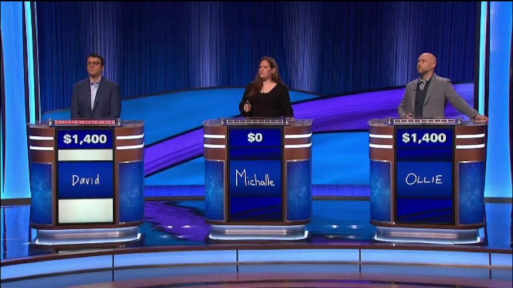 David, Michalle, and Ollie for 'Jeopardy!'