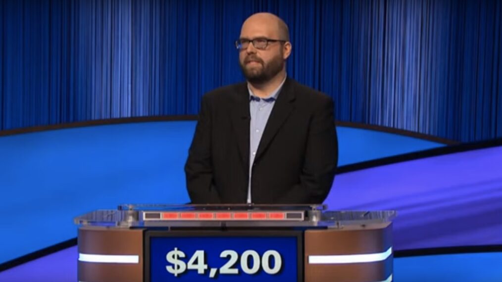 Alex Lamb in the September 20, 2023 episode of 'Jeopardy!'