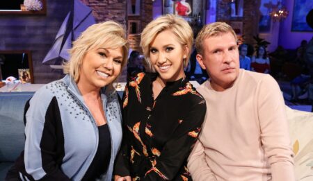 Julie, Savannah, and Todd Chrisley