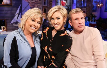 Julie, Savannah, and Todd Chrisley