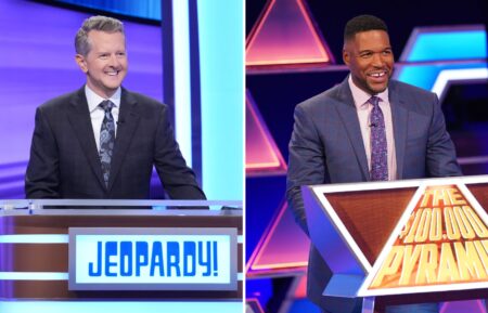 Ken Jennings for 'Celebrity Jeopardy!' and Michael Strahan for 'The $100,000 Pyramid'