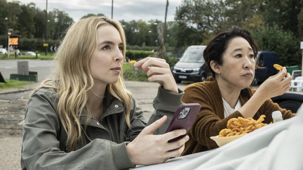 Jodie Comer and Sandra Oh in 'Killing Eve'