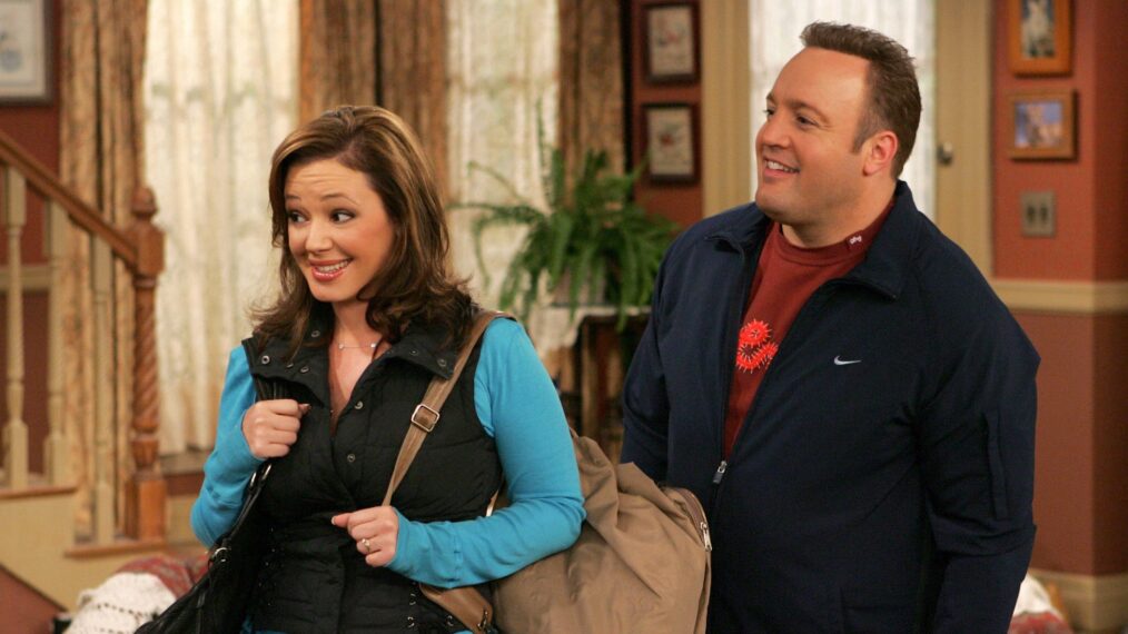 Leah Remini and Kevin James on The King of Queens