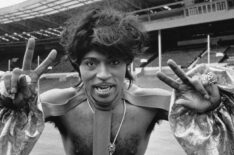 Little Richard at an empty Wembley Stadium on August 3, 1972.