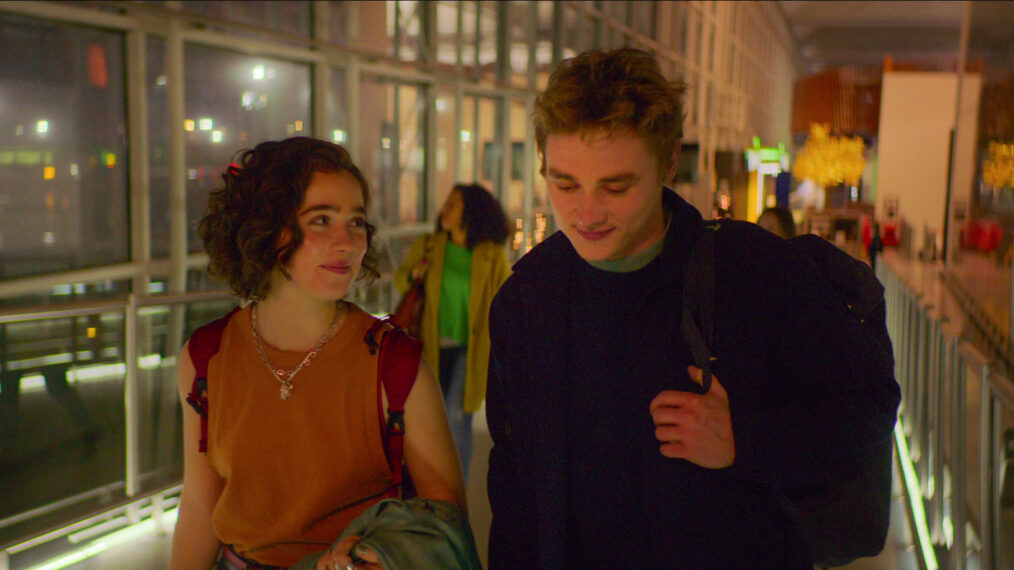 Haley Lu Richardson and Ben Hardy in 'Love at First Sight' on Netflix