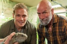 Sam Heughan and Graham McTavish in 'Men in Kilts' Season 2