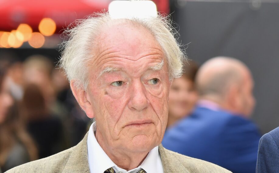 Sir Michael Gambon on red carpet