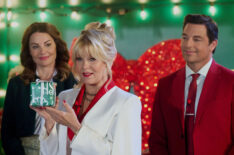 Erica Durance, Barbara Niven, and Brennan Elliott in 'Ms. Christmas Comes to Town'