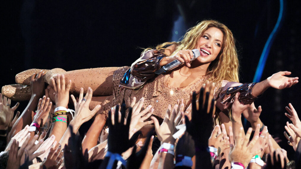 Shakira performs at the 2023 MTV Video Music Awards