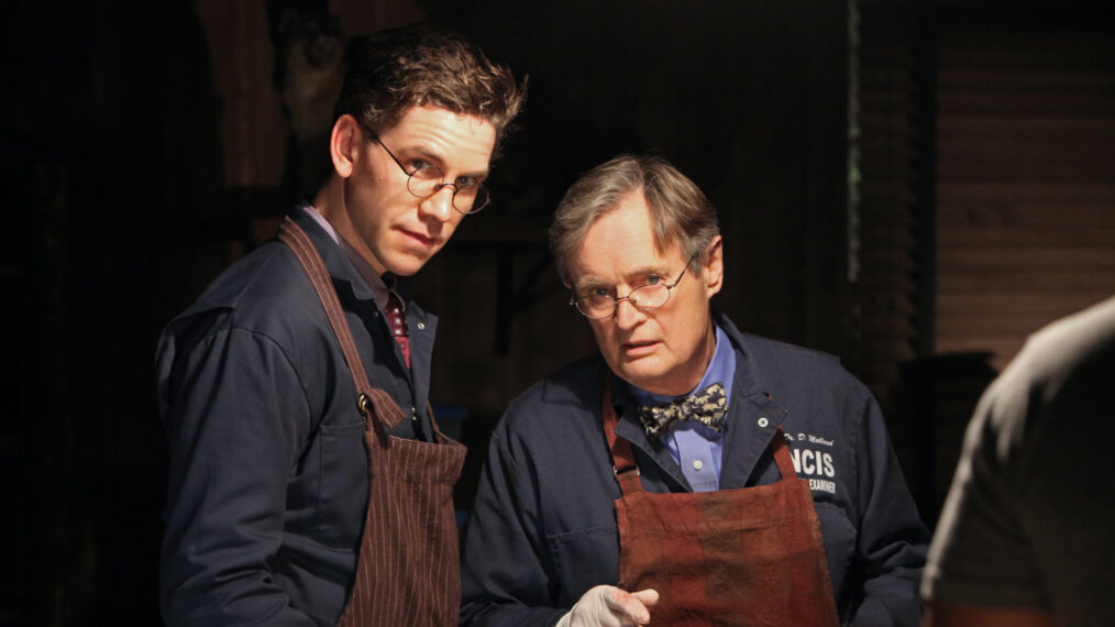 Brian Dietzen and David McCallum in 'NCIS'