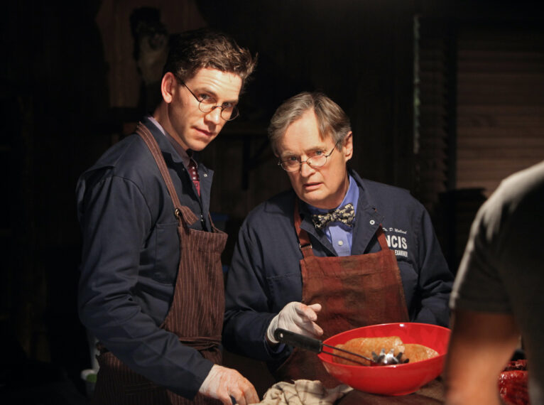 Brian Dietzen and David McCallum in 'NCIS'