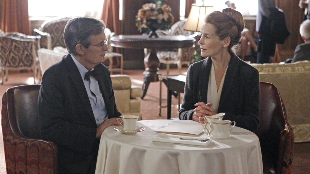 David McCallum and Alice Krige in 'NCIS' - 'So It Goes' - Season 12, Episode 3