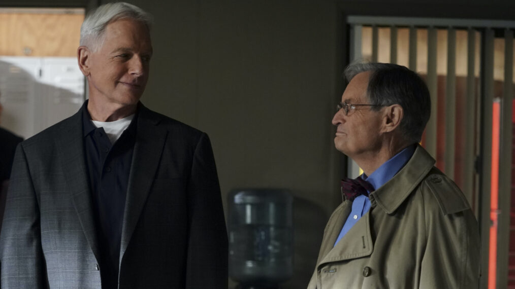 Mark Harmon and David McCallum in 'NCIS'