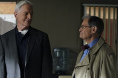 Mark Harmon and David McCallum in 'NCIS'