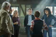 William McInnes, Sean Sagar, Tuuli Narkle, Todd Lasance, Olivia Swann, and Mavournee Hazel in 'NCIS: Sydney'