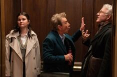 Selena Gomez, Martin Short, and Steve Martin in 'Only Murders in the Building' Season 3